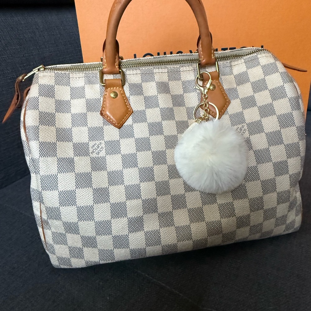 ✨Louis Vuitton Speedy 30 Azur Damier - Picture 3 of 13